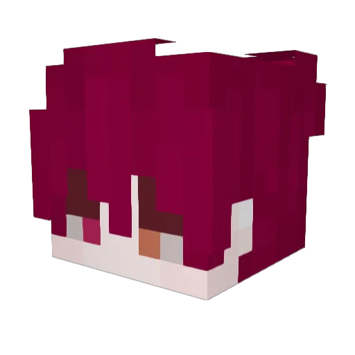 SoftDarkx_ Minecraft avatar head, 3D render