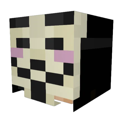 SoftPrn Minecraft avatar head, 3D render