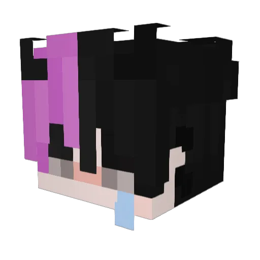 SoftShawty Minecraft avatar head, 3D render