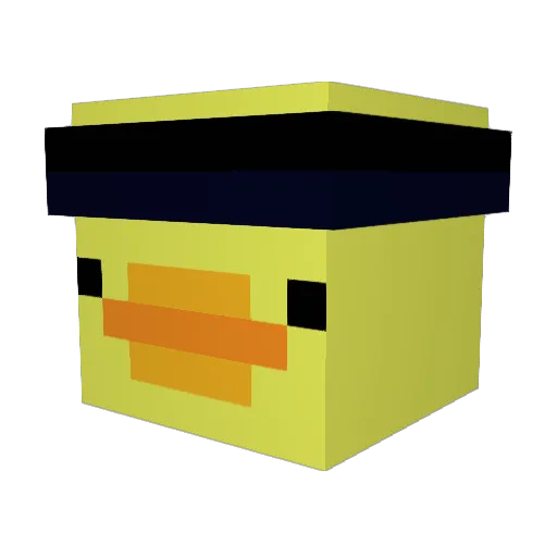 SoftSquirrel153 Minecraft avatar head, 3D render