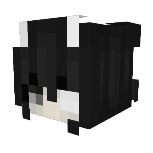 SoftV0 Minecraft avatar head, 3D render