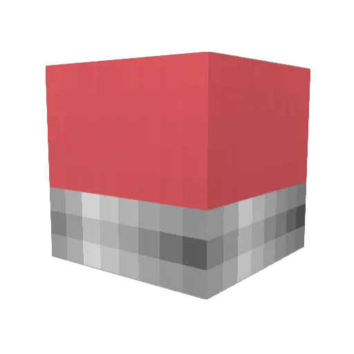 Soft_Click Minecraft avatar head, 3D render