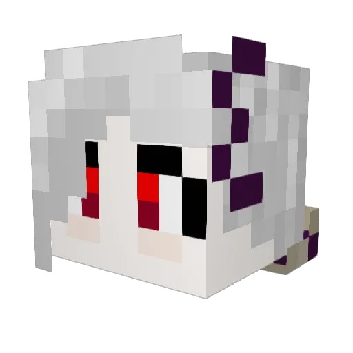 Soft_Sof Minecraft avatar head, 3D render