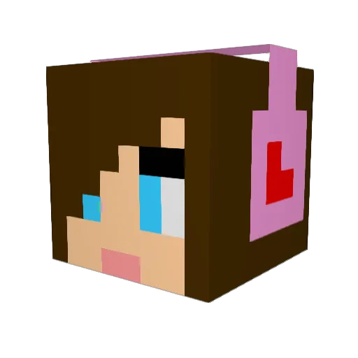 Softball_Girl21 Minecraft avatar head, 3D render