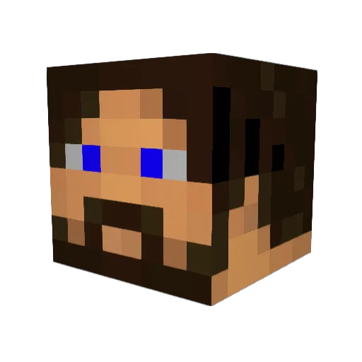 SofthGoldEdition Minecraft avatar head, 3D render