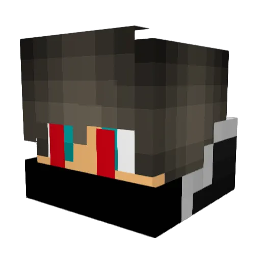 Softis38 Minecraft avatar head, 3D render