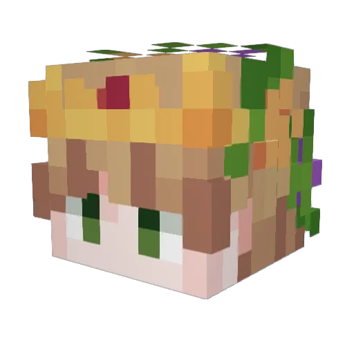 Softwindo Minecraft avatar head, 3D render