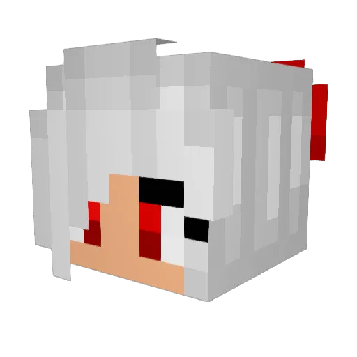 SofyaRomanovna Minecraft avatar head, 3D render