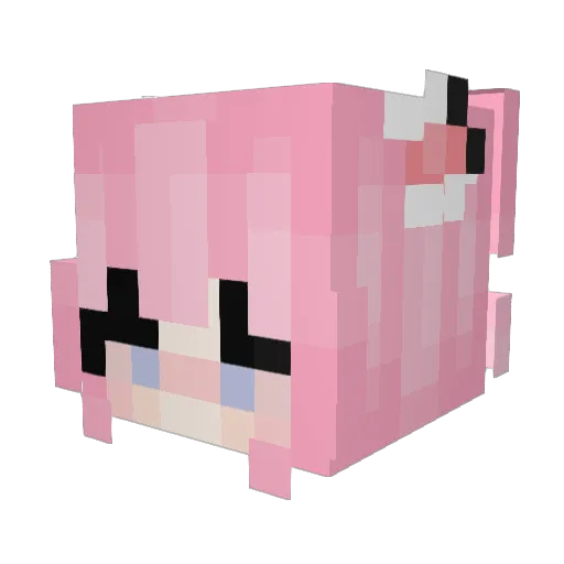 Sofz17 Minecraft avatar head, 3D render