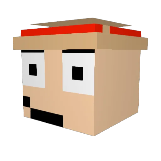 SogFam Minecraft avatar head, 3D render