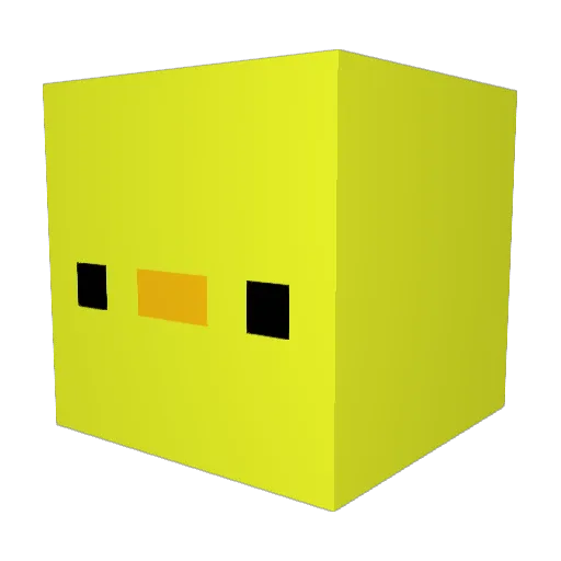 Sogarde Minecraft avatar head, 3D render