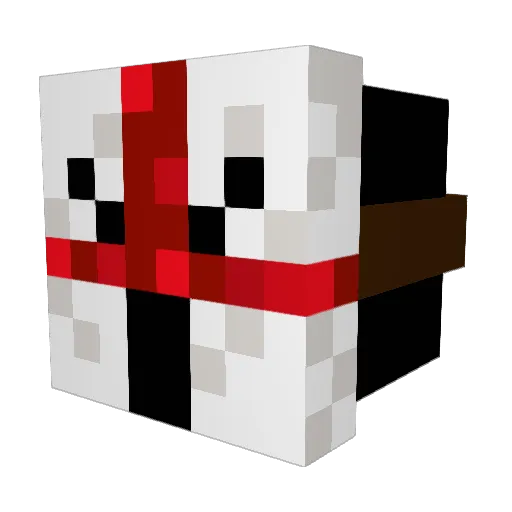 SogggySpaghetti Minecraft avatar head, 3D render