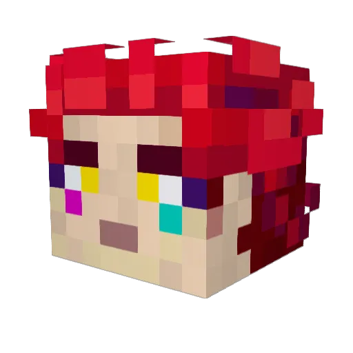 SoggyCookie Minecraft avatar head, 3D render