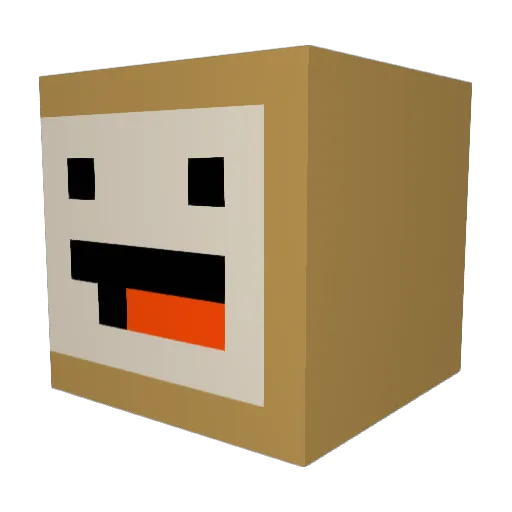SoggyDarts Minecraft avatar head, 3D render