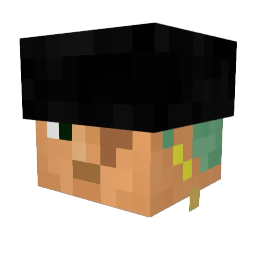 SoggyJoe24 Minecraft avatar head, 3D render
