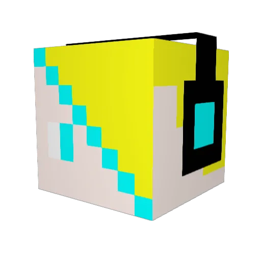 SoggySlopster Minecraft avatar head, 3D render