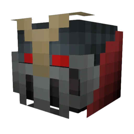 Sogresh Minecraft avatar head, 3D render