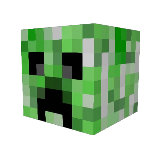 Sogycorndog Minecraft avatar head, 3D render