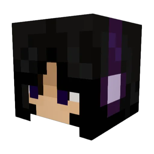 SohGhostly Minecraft avatar head, 3D render