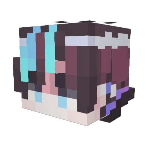 Sohail7x Minecraft avatar head, 3D render