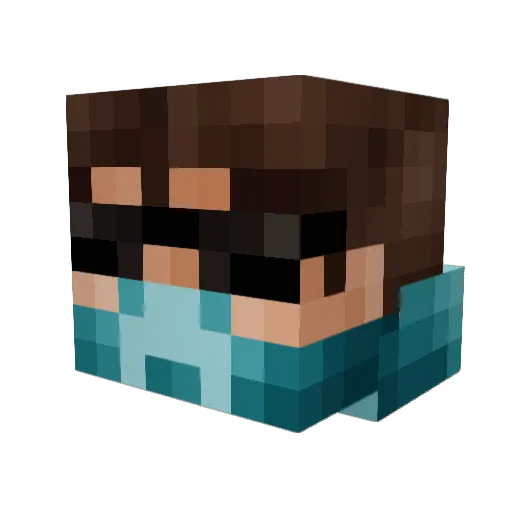 Soheil_70 Minecraft avatar head, 3D render