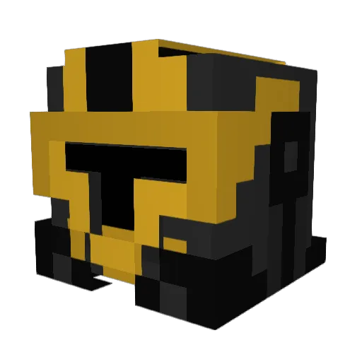 Sohmohm Minecraft avatar head, 3D render