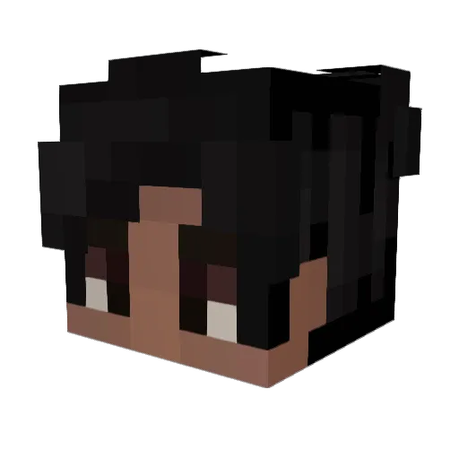Sohoev Minecraft avatar head, 3D render