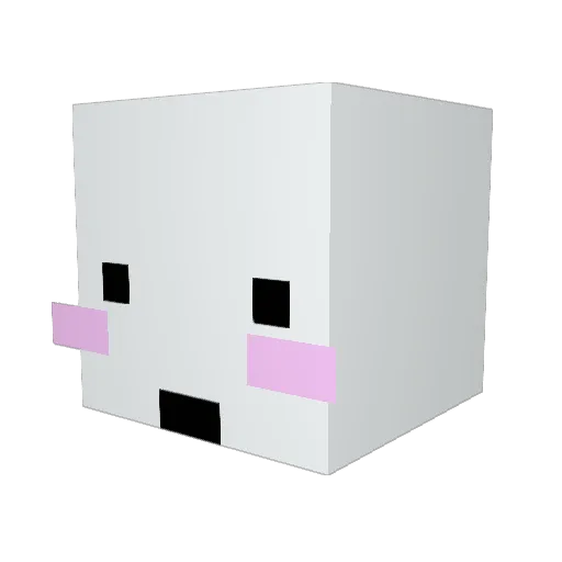 Sohui0408 Minecraft avatar head, 3D render