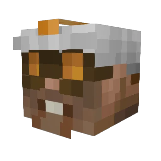 Soihtu_ Minecraft avatar head, 3D render