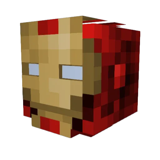 Soilwork666 Minecraft avatar head, 3D render