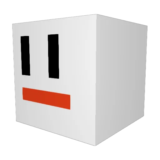 SoilyBoy Minecraft avatar head, 3D render