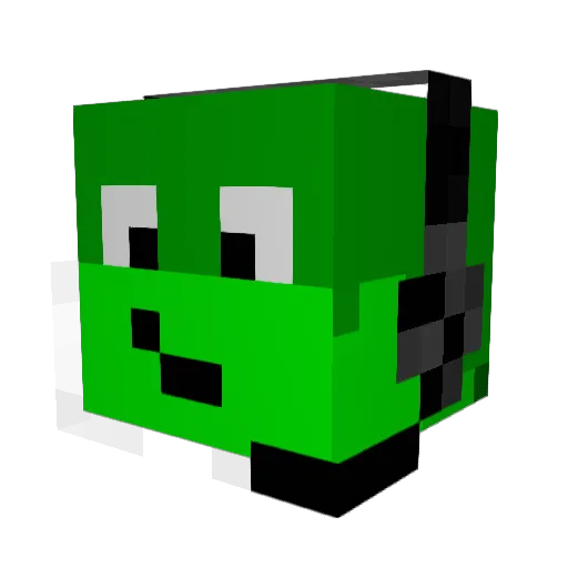 Soiruda Minecraft avatar head, 3D render