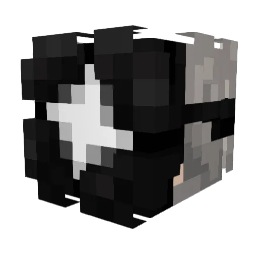 Soiruo Minecraft avatar head, 3D render