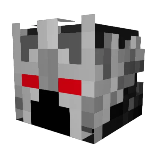 Soizii Minecraft avatar head, 3D render