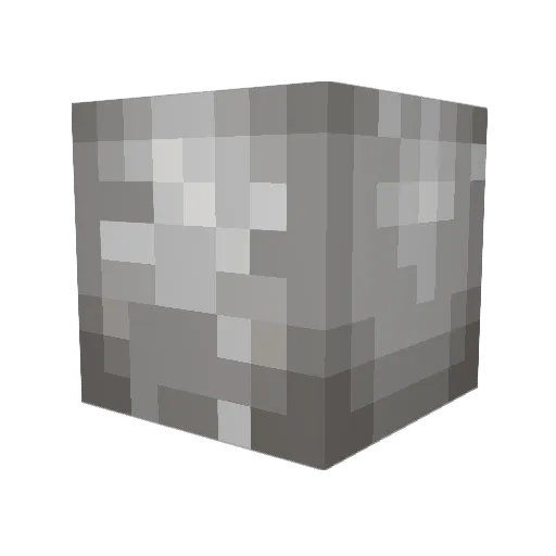 Sojanudel Minecraft avatar head, 3D render
