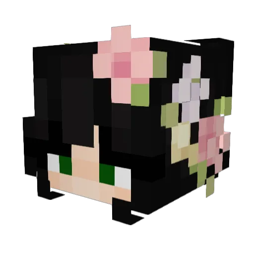 Sojinyy Minecraft avatar head, 3D render