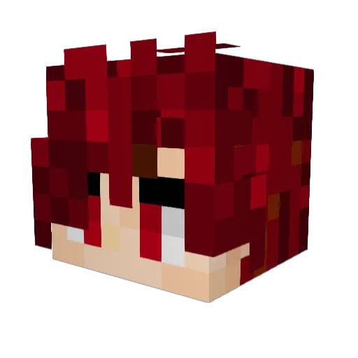 SojjeNovis09 Minecraft avatar head, 3D render