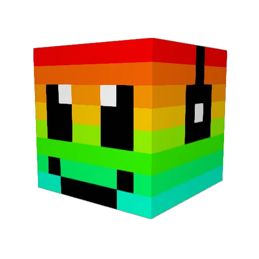 SojuS Minecraft avatar head, 3D render