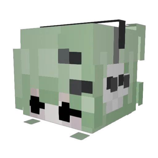 Sojuristy Minecraft avatar head, 3D render