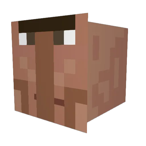 SojuroTran Minecraft avatar head, 3D render