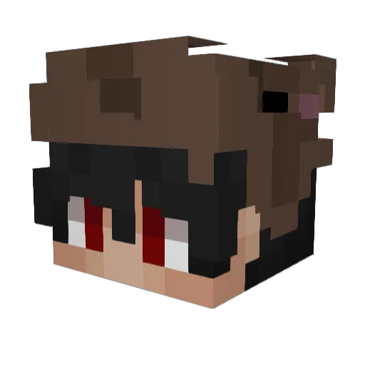 Sokimi1028 Minecraft avatar head, 3D render