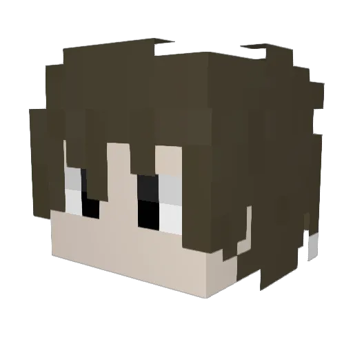 SokoNguyen Minecraft avatar head, 3D render