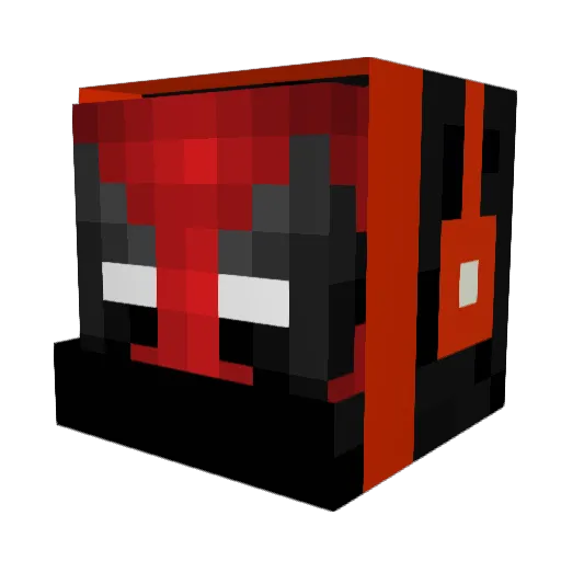 Sokste Minecraft avatar head, 3D render