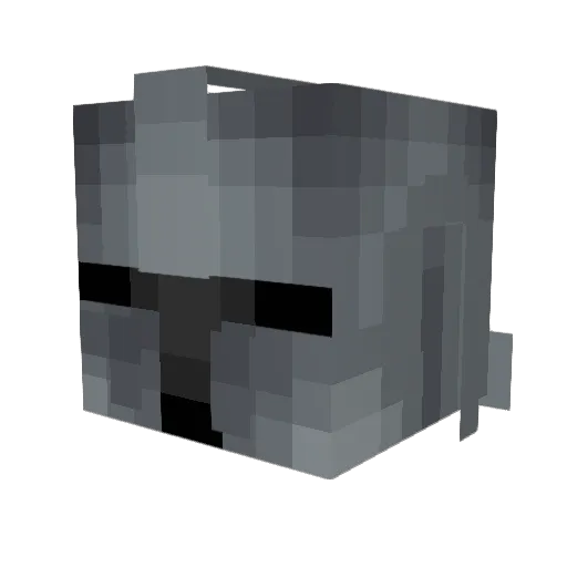 SokyQ Minecraft avatar head, 3D render