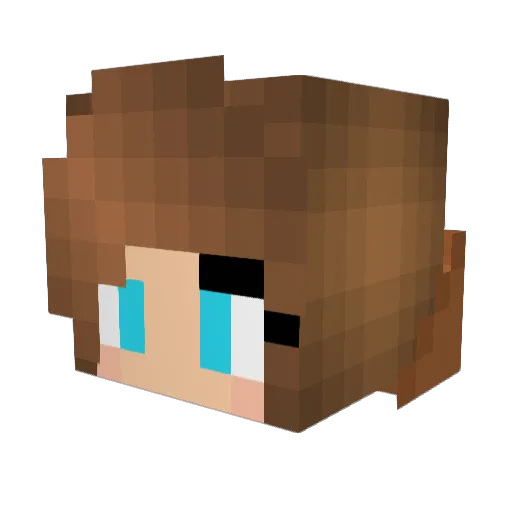 SolGames Minecraft avatar head, 3D render