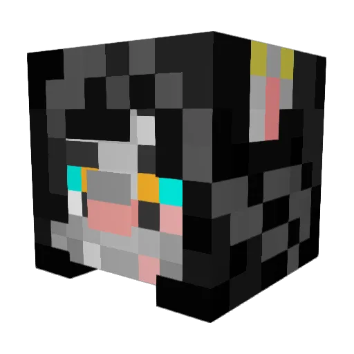 SolLoyalLion Minecraft avatar head, 3D render