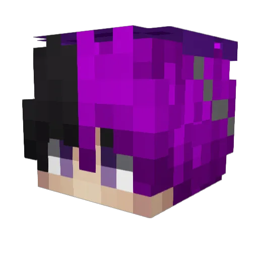 SolPequeno Minecraft avatar head, 3D render