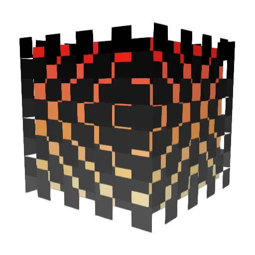 SolRoze Minecraft avatar head, 3D render