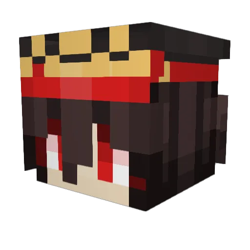Sol_Ramla Minecraft avatar head, 3D render