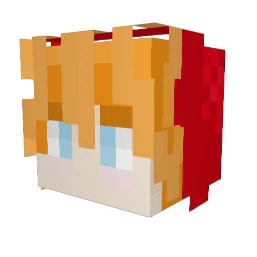 SolaOriel Minecraft avatar head, 3D render